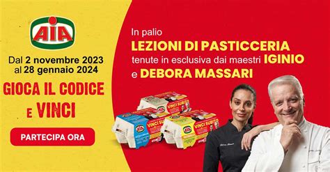 Concorso Aia Uova Vinci Esclusivi Corsi Di Pasticceria In