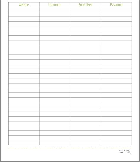 Blank Cheat Sheet Template