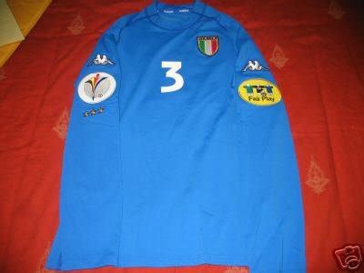 Signed Paolo Maldini Italy National Jersey Beckham | #28507880