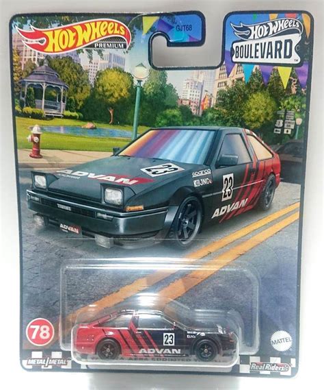 Hot Wheels TOYOTA AE86 SPRINT TRUENO BOULEVARD ブールバード ADVAN 乗用車 売買された