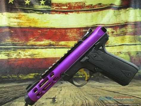 Ruger 22 Lr Mkiv 2245 Lite Purple For Sale At