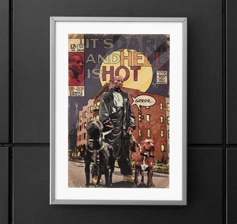 DMX - Its Dark And Hell Is Hot - Vertical Matte Posters sold by Yetunde ...