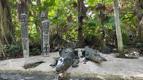 PHOTOS Totem Poles Removed From Crocodile Scene On Jungle Cruise In