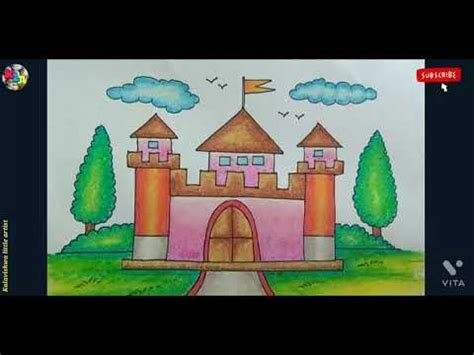 Palace drawing/how to draw Palace drawing/easy and simple palace ...