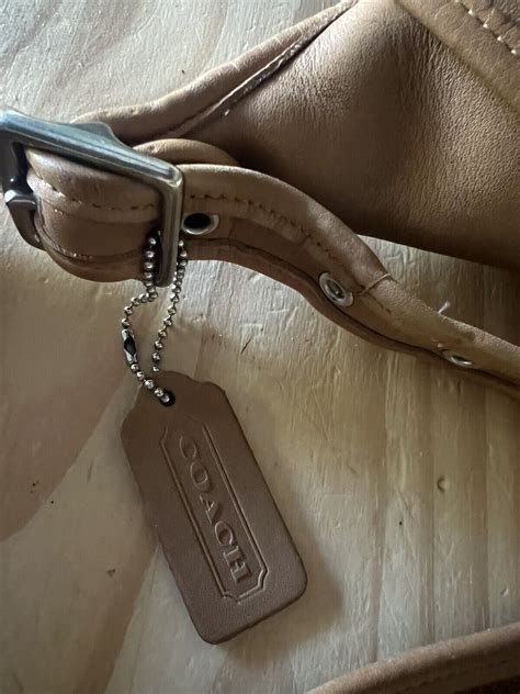 Coach Vintage Leather Tan Gem