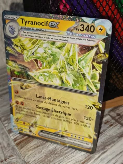 CARTE POKÉMON TYRANOCIF Ex 066 197 Flammes obsidiennes Neuve FR EUR 7