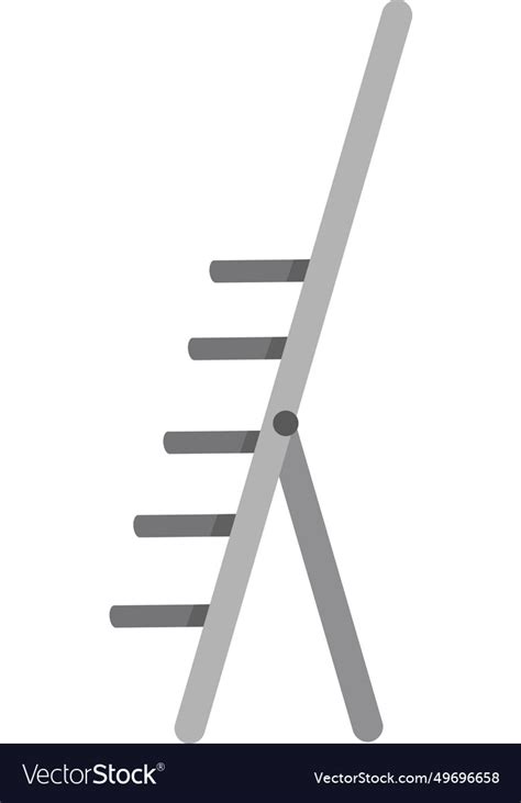 Metal step ladder Royalty Free Vector Image - VectorStock