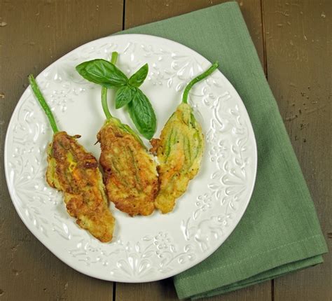 Stuffed Zucchini Blossoms And Ricotta Tomato Pizza Chef Dennis