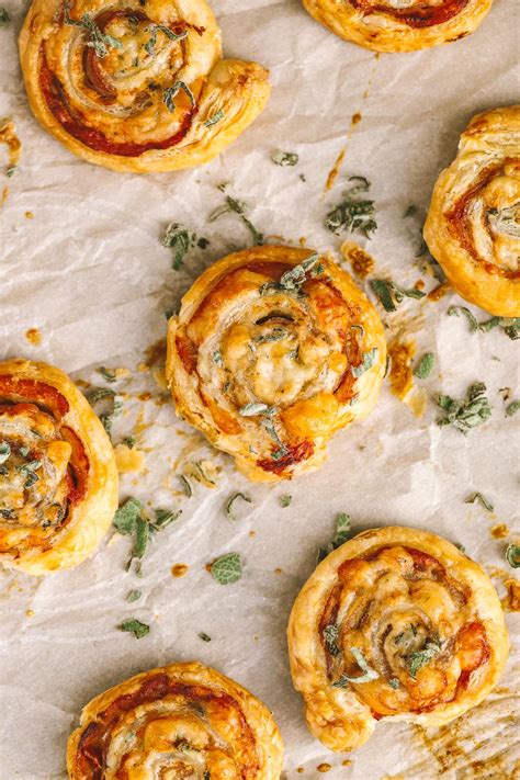 Prosciutto Sage Gruyere Puff Pastry Pinwheels Cooking In My Genes