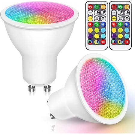 Mobri Gu Led Bulbs W Colour Changing Spot Light Bulb Dimmable Via