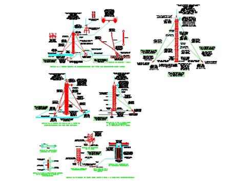 Torre Arriostrada En Autocad Descargar Cad Mb Bibliocad