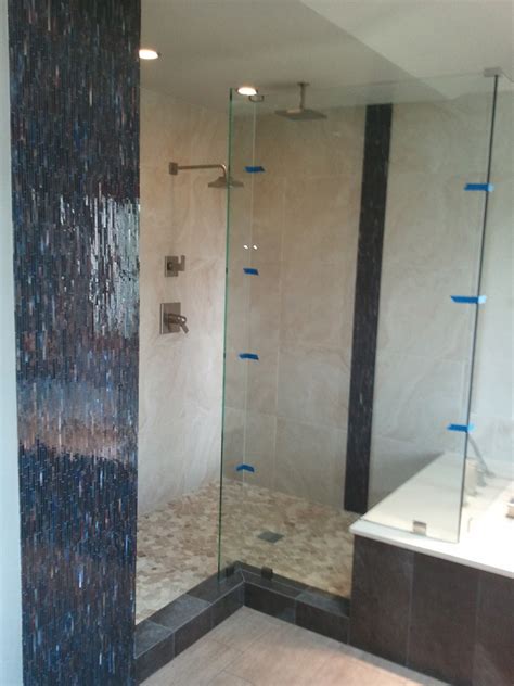 Contemporary Style Bathroom Tile Installation | Steve's Tile Service