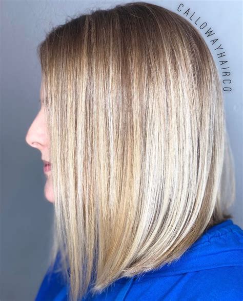 Blonde Balayage Lob Balayage Lob Blonde Balayage Long Hair Styles