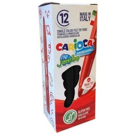 Carioca Rotulador Jumbo Punta Maxi Negro Caja De Con Ofertas En