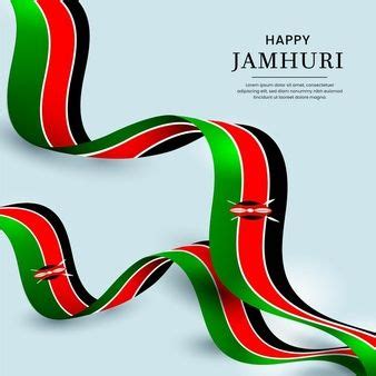 Kenyan Wavy Flag Background Vector Image On Vectorstock Artofit