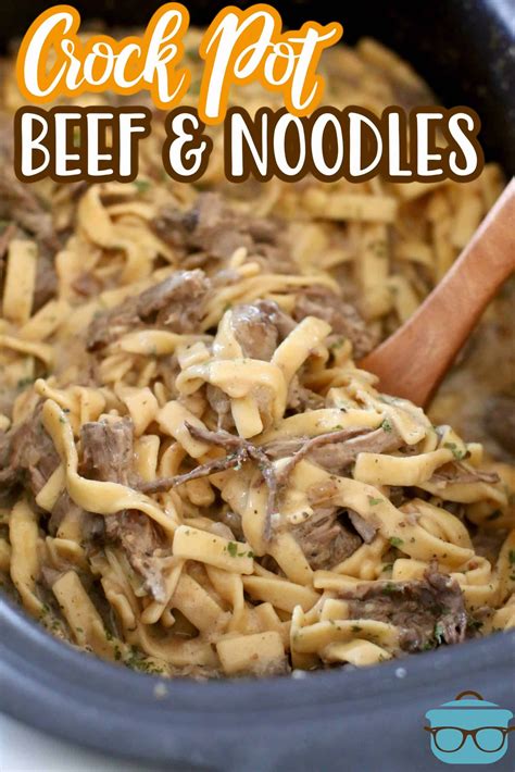 Crock Pot Beef And Noodles Is Inspired By A Classic Midwestern Dish This One Is So Easy