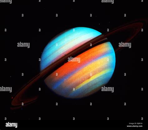 Saturn ist der sechste Planet von der Sonne aus und der zweitgrößte im