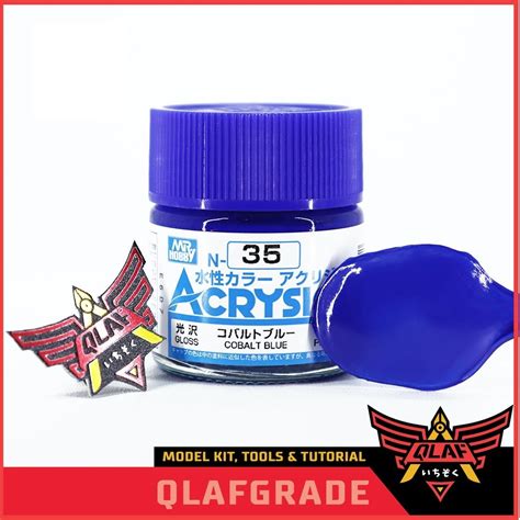 Mr Acrysion Cobalt Blue N Cat Acrylic Gunpla Gundam Qlaf Grade