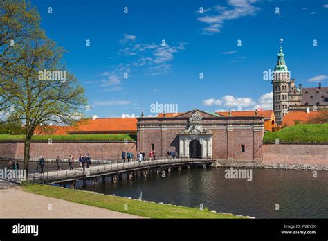 Denmark Zealand Helsingor Kronborg Castle Also Known As Elsinore