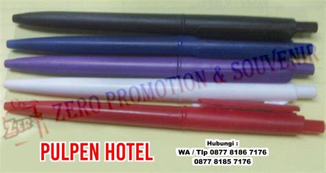 Jual Pulpen Hotel Zeropromosi Souvenir Barang Promosi Grosir