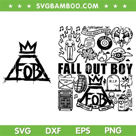 Fall Out Boy 2023 Tour Svg Png