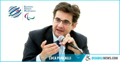 Luca Pancalli La Biografia Del Presidente Del CIP