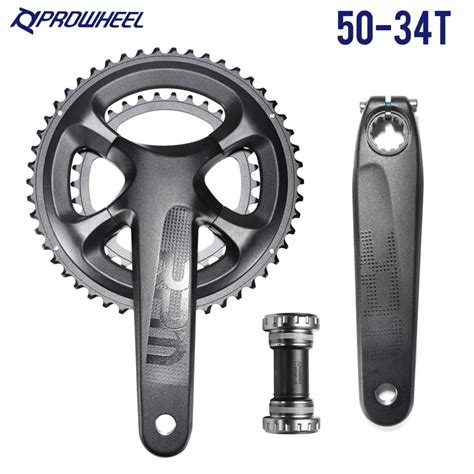 PROWHEEL Road Bike Crank Sprocket Set 50 34T 110BCD 10 11 Speed 172 5mm