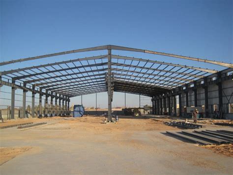 EPS PU Insulation Prefab Industrial Steel Structure Warehouse