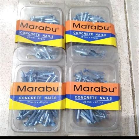 PAKU BETON MARABU 25MM PER PACK ISI 40 PCS PACKING MIKA BENING Lazada