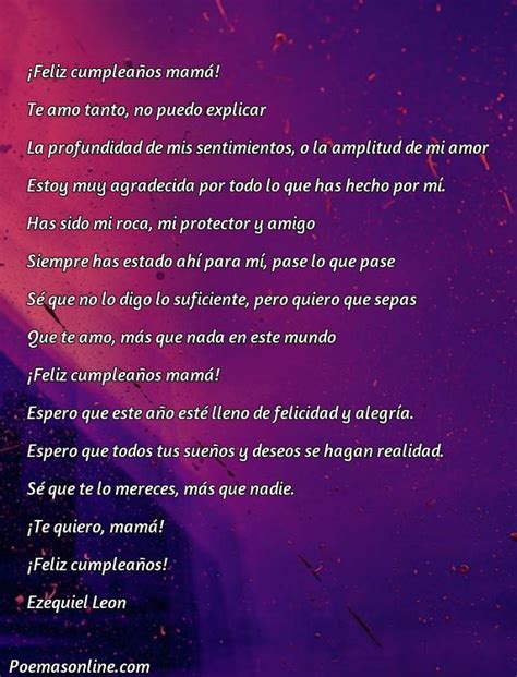 Cinco Mejores Poemas De Amor Para Mi Madre En Su Cumplea Os Poemas