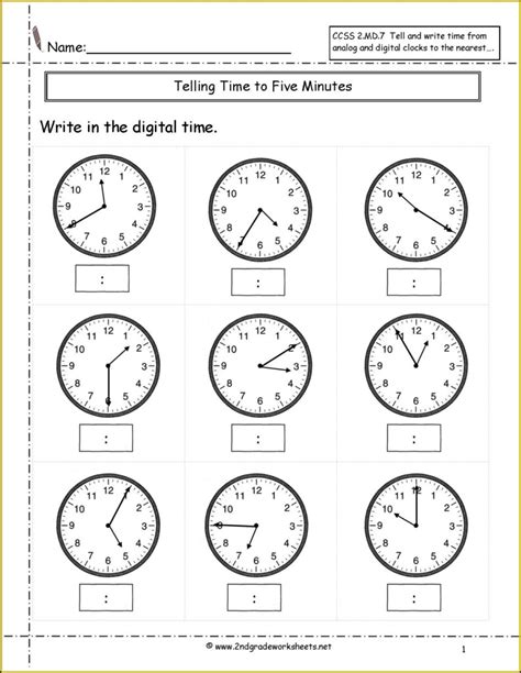 Telling Time To The Exact Minute Worksheets Worksheet Resume Telling