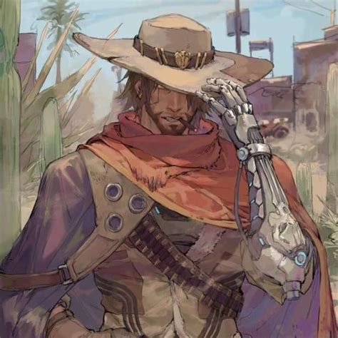 Join Yumii Overwatch Fan Art Mccree Overwatch Cowboy Character Design