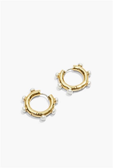 Gold Val Hoop Earring Earrings Country Road