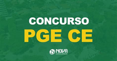 Concurso PGE CE Comissão formada