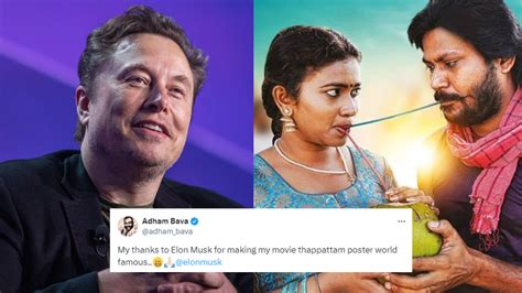 Tamil Producer Thanks Elon Musk For Making His Film World Famous