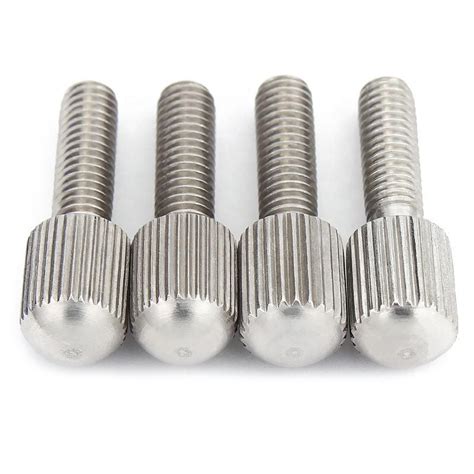 M3 M4 M5 M6 M8 Ss304 Stainless Steel Small Head Knurled Thumb Screw