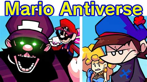 Friday Night Funkin Antiverse Vs Mario V Fnf Mod Mx Speedrunner