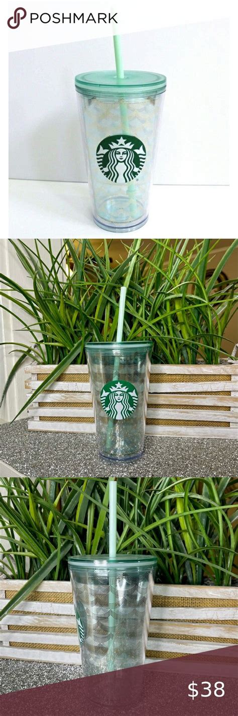 Starbucks Iridescent Mermaid Scale Clear Acrylic Grande Cold Cup