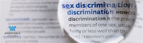 Federal Government Releases Sex Discrimination Guidelines Workforce Advisory