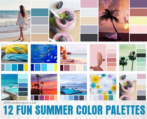 Summer Color Palettes 12 Inspiring Color Combinations