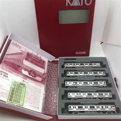 【目立った傷や汚れなし】kato ホビーセンターカトー Nゲージ10 954 E531系 赤電タイプ 5両 動作確認済 1円〜の落札情報詳細