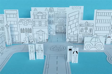 Paper City Printable Road Pack Free Download From One Little Seed