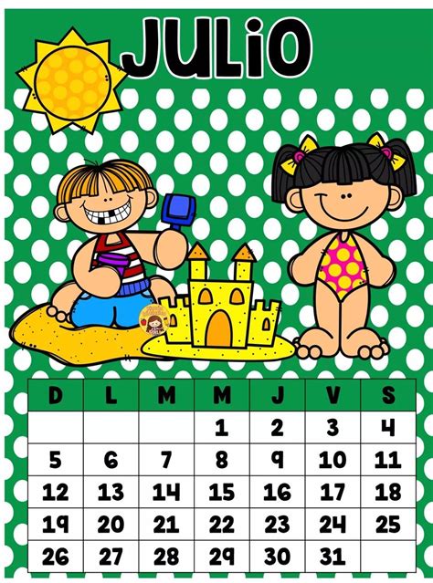 Calendario Infantil 2020 Para Imprimir Tesama