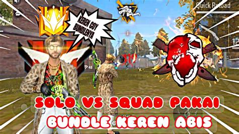 REVIEW BUNDLE GRATISAN DARI GARENA KEREN BANGET SOLO VS SQUAD AUTO