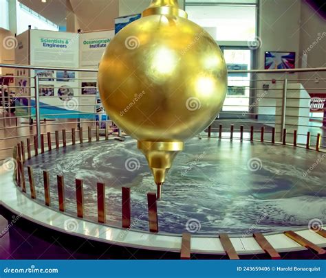 Foucault Pendulum Elliot Museum Stuart Fl Foto Editorial Imagen De