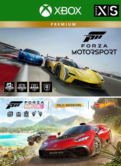 Forza Motorsport And Forza Horizon 5 Premium Editions Bundle On Xbox