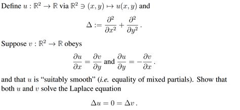 Solved Define Ur2→r Via R2∋xy↦uxy And Δ∂x2∂2∂y2∂2