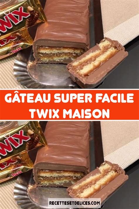 Gâteau Super facile Twix Maison Desserts Food Biscuit cookies