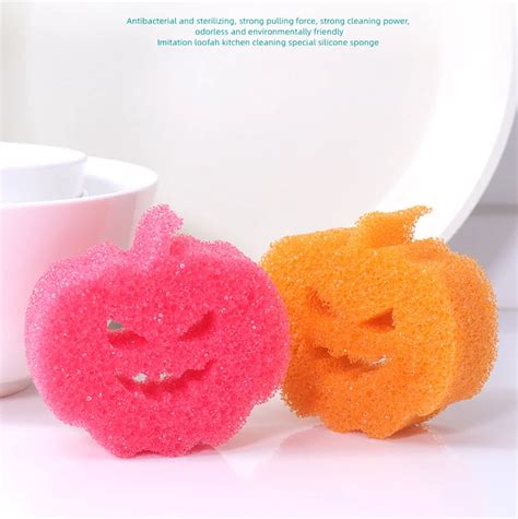 Kitchen Scrub Happy Face Sponge Smile Yellow Daddy Mommy Scrubbing