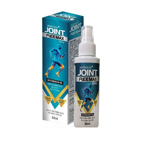 Xịt Hỗ Trợ Giảm đau Xương Khớp Medstand Joint Flex Max Spray Hộp 1 Lọ 80ml Medigo